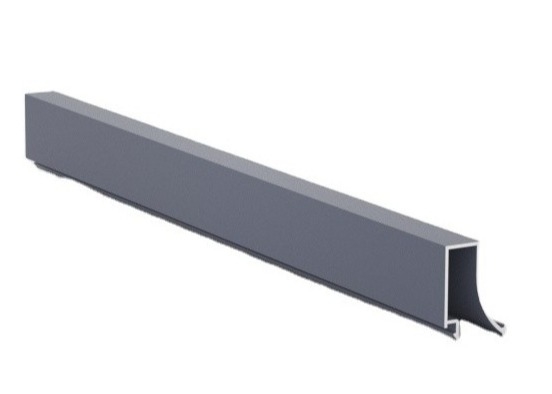 Windproof Anodised Aluminium Decorative Profiles 11 Glass Fixed Profile